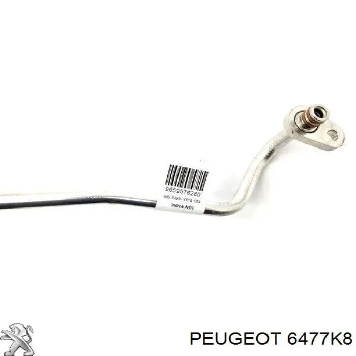 6477K8 Peugeot/Citroen Mangueira de aparelho de ar condicionado, desde o radiador até o vaporizador