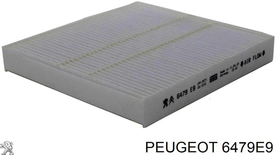 Filtro de salão Peugeot/Citroen 6479E9 preço, a partir de 3,91 USD