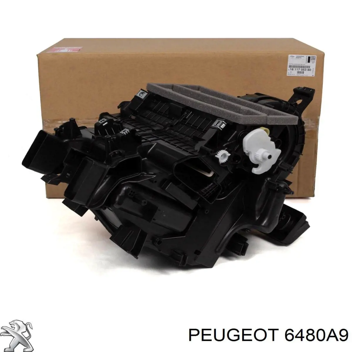 Compre 6480A9 Peugeot/Citroen Caixa do radiador de aparelho de ar condicionado (vaporizador do salão)