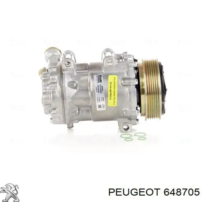 Compressor de aparelho de ar condicionado Peugeot/Citroen 648705 preço, a partir de 395,88 USD