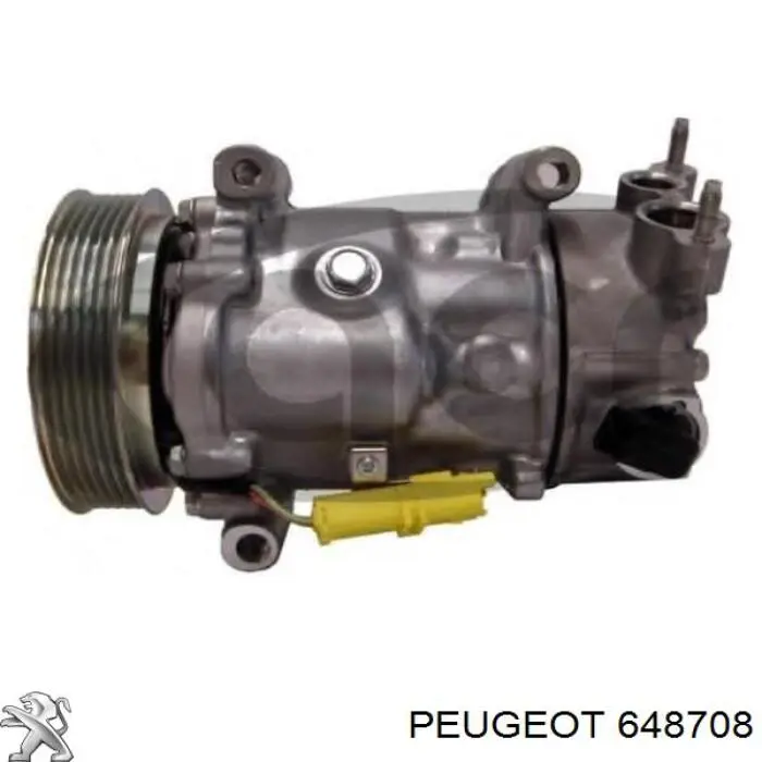 Compressor de aparelho de ar condicionado Peugeot/Citroen 648708 preço, a partir de 269,89 USD