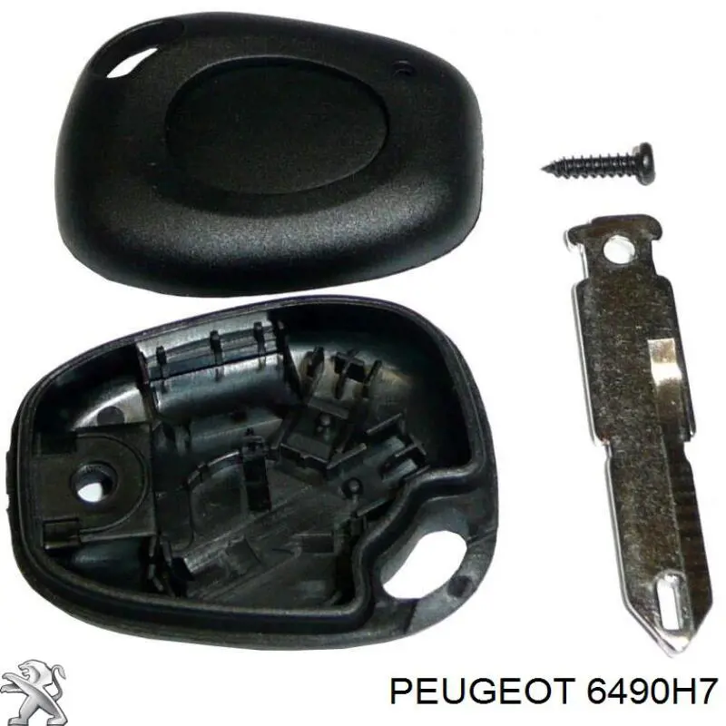 6490H6 Peugeot/Citroen Botão de ativação do sinal de emergência