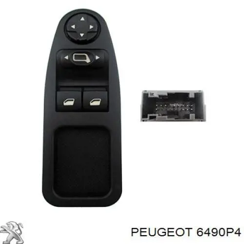 Unidade de botões dianteira esquerda de controlo de elevador de vidro Peugeot/Citroen 00006554ZH preço, a partir de 54,56 USD