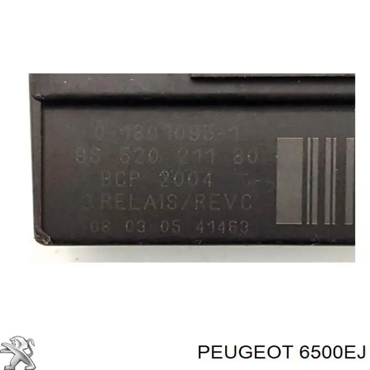6500EJ Peugeot/Citroen Relê de ventilador