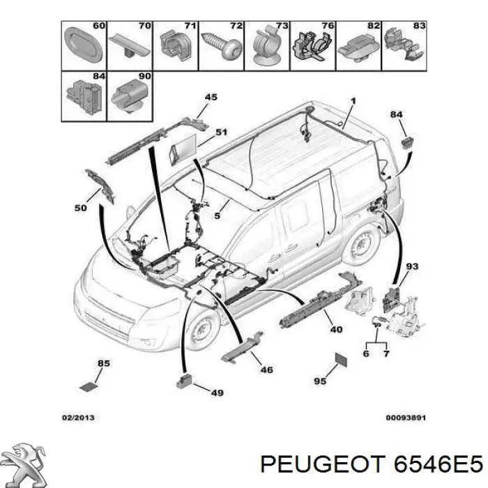  Peugeot/Citroen 6546E5 preço, a partir de 19,61 USD