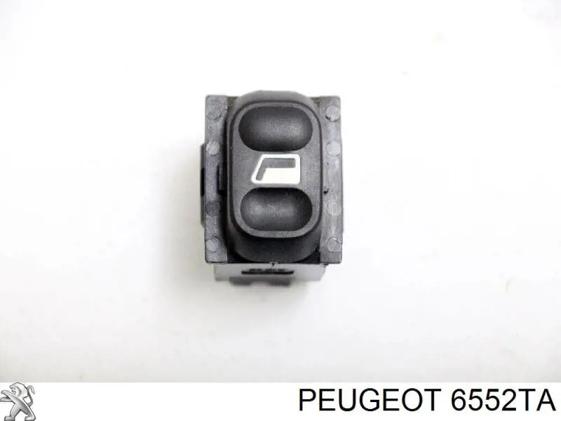 6552TA Peugeot/Citroen Botão dianteiro direito de ativação de motor de acionamento de vidro