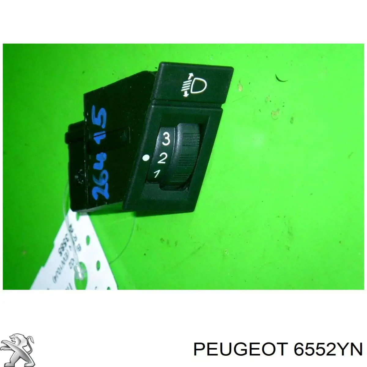 Botão (regulador) de corretor das luzes Peugeot/Citroen 6552YN preço, a partir de 71,59 USD