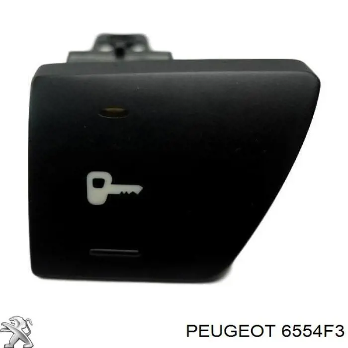 6554F3 Peugeot/Citroen Botão de bloqueio de portas