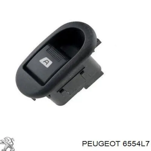 Botão dianteiro direito de ativação de motor de acionamento de vidro Peugeot/Citroen 6554L7 preço, a partir de 32,24 USD