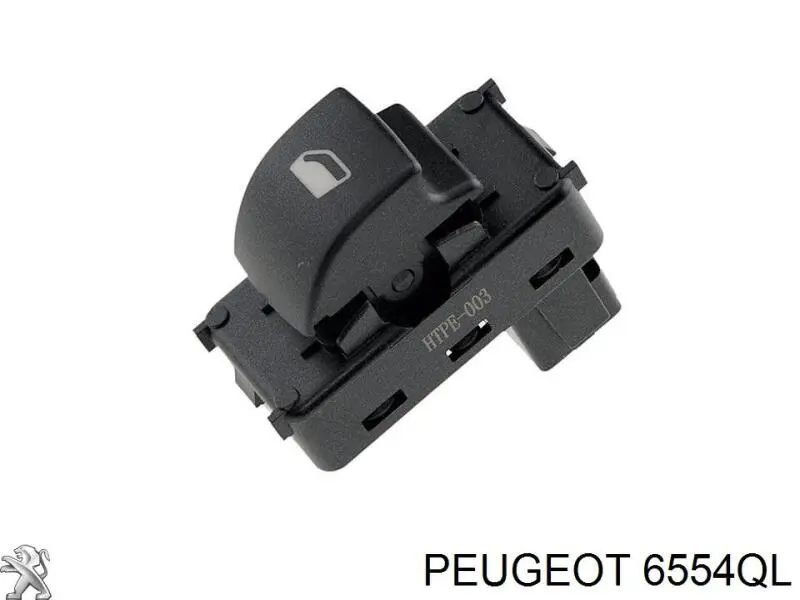 Botão dianteiro direito de ativação de motor de acionamento de vidro Peugeot/Citroen 6554QL preço, a partir de 17,73 USD