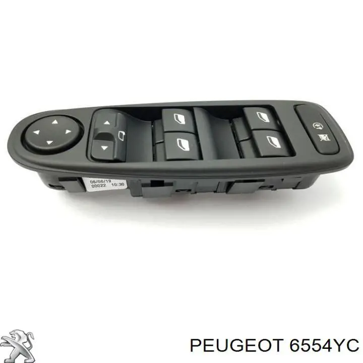 Unidade de botões dianteira esquerda de controlo de elevador de vidro Peugeot/Citroen 6554YC preço, a partir de 114,07 USD