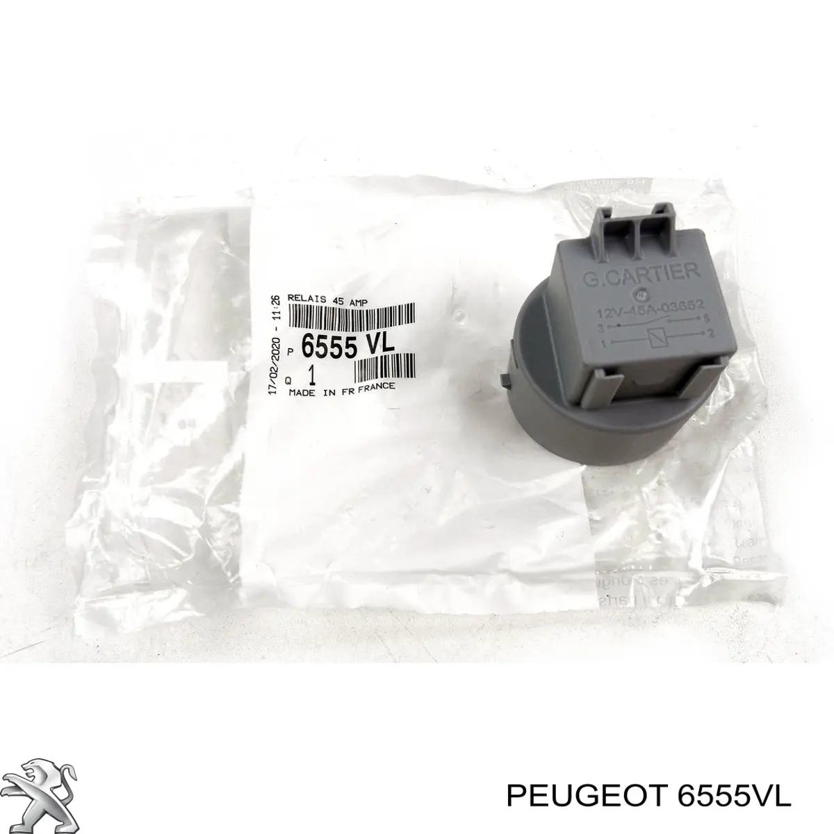 Compre 6555VL Peugeot/Citroen Relê de ventilador