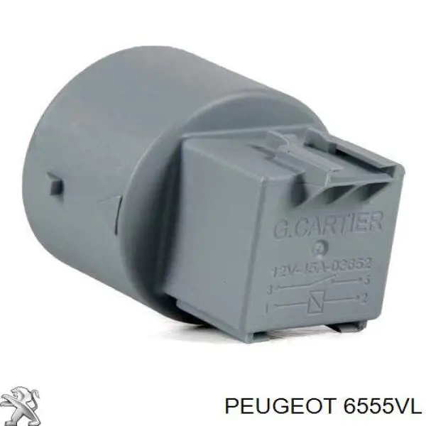 6555VL Peugeot/Citroen Relê de ventilador