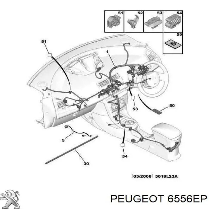 Peugeot/Citroen 6556EP preço, a partir de 2,30 USD