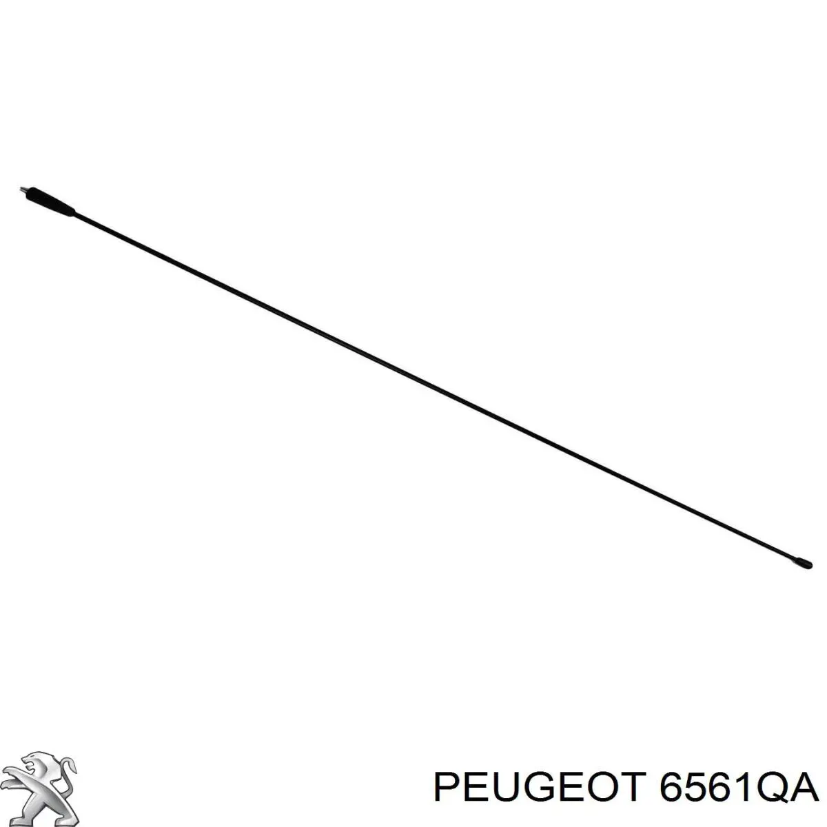6561QA Peugeot/Citroen Haste de antena