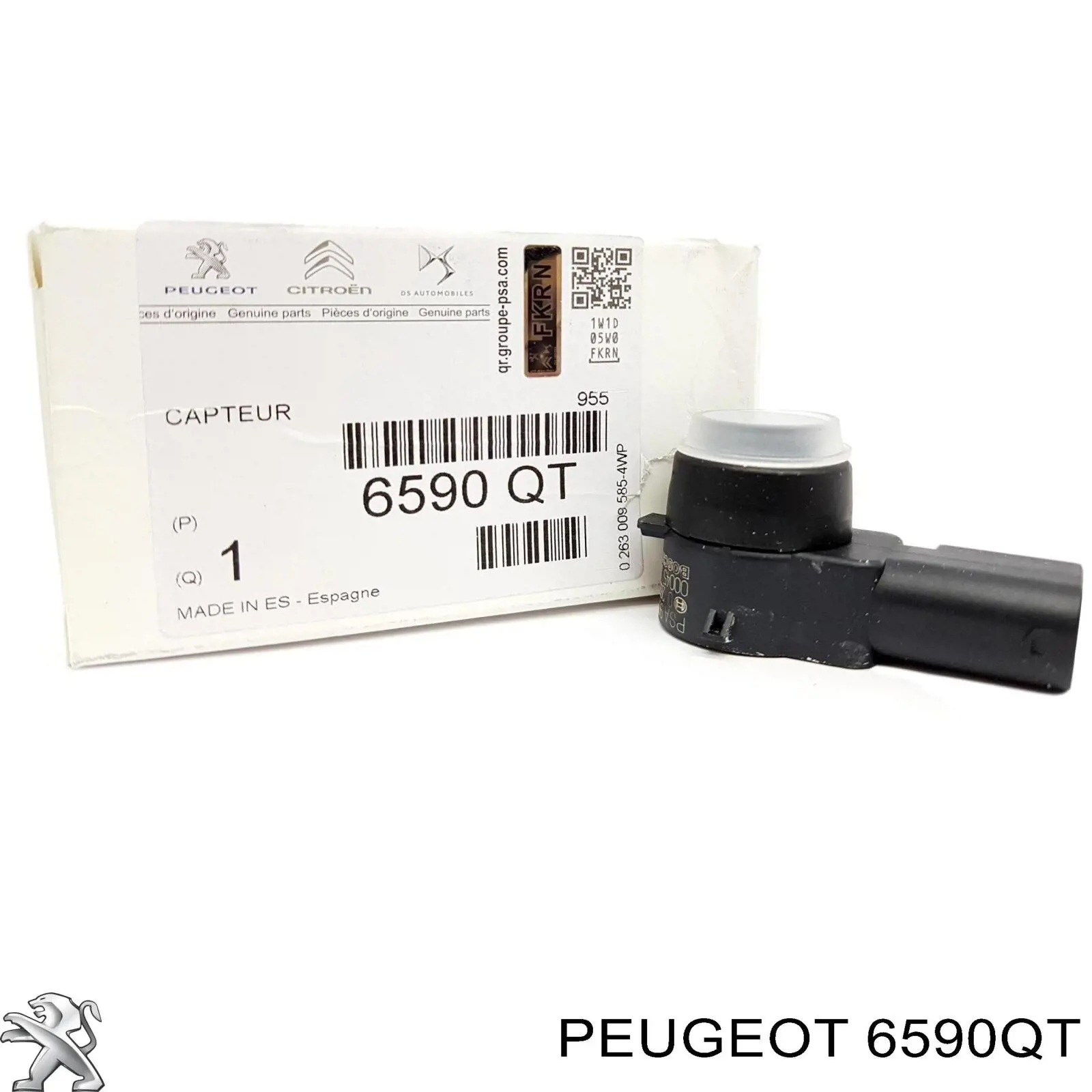 6590QT Peugeot/Citroen Sensor de sinalização de estacionamento (sensor de estacionamento) dianteiro/traseiro lateral