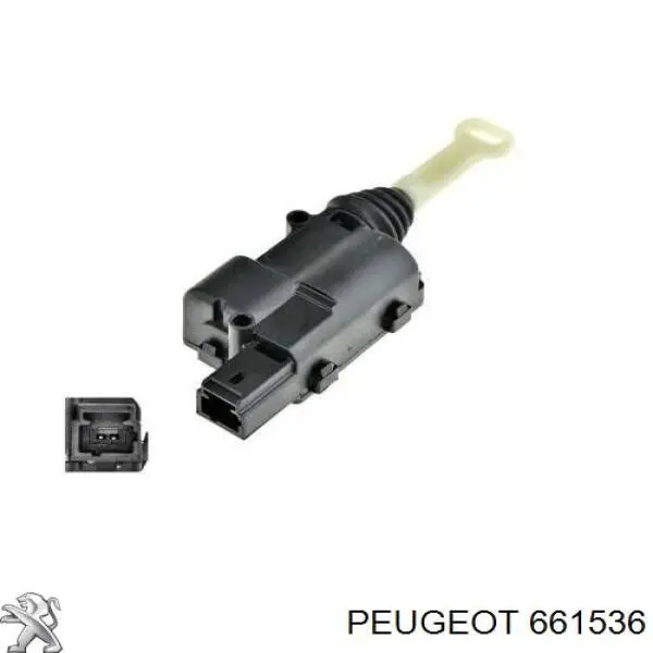 Motor acionador de abertura/fechamento da porta 661536 Peugeot/Citroen
