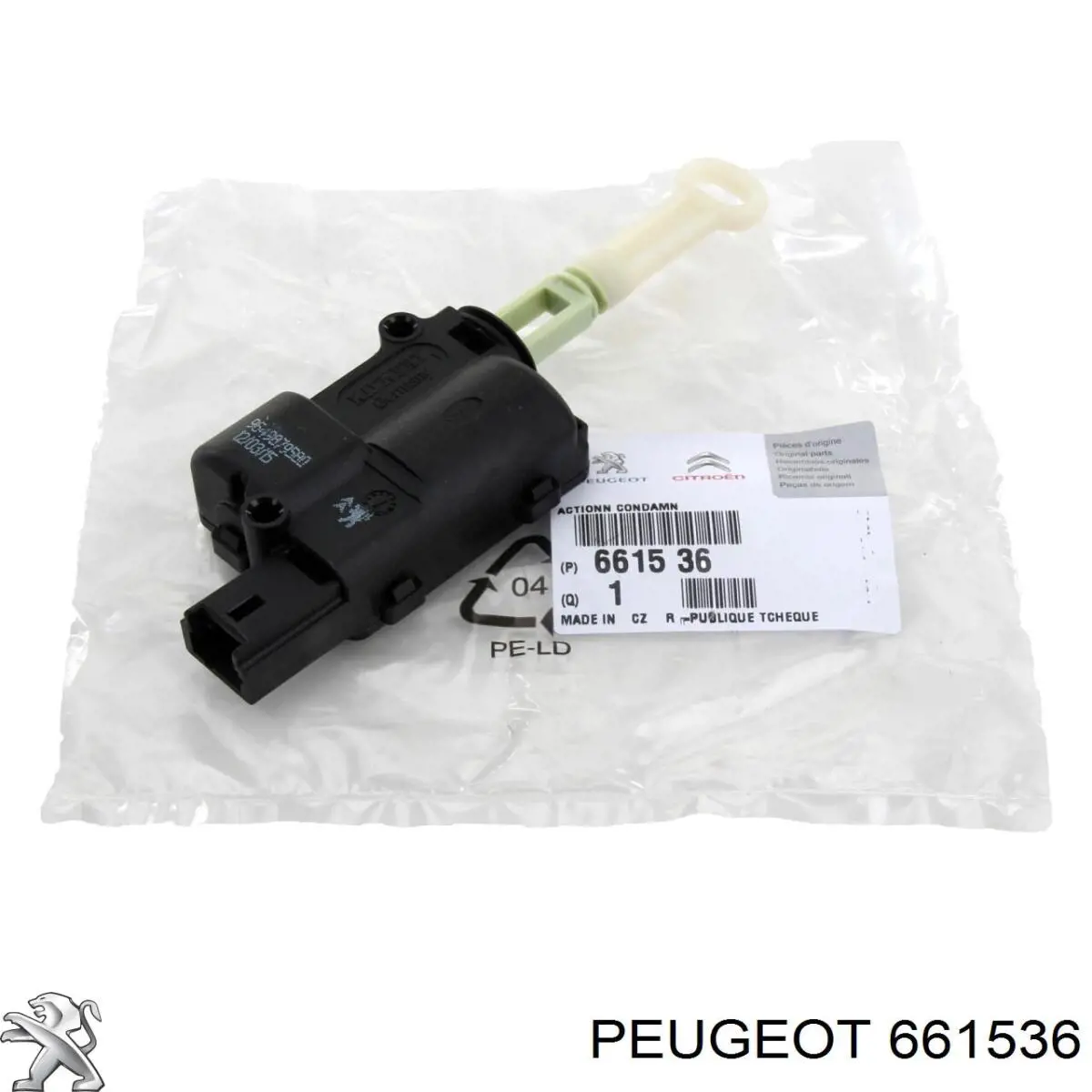 661536 Peugeot/Citroen Motor acionador de abertura/fechamento da porta