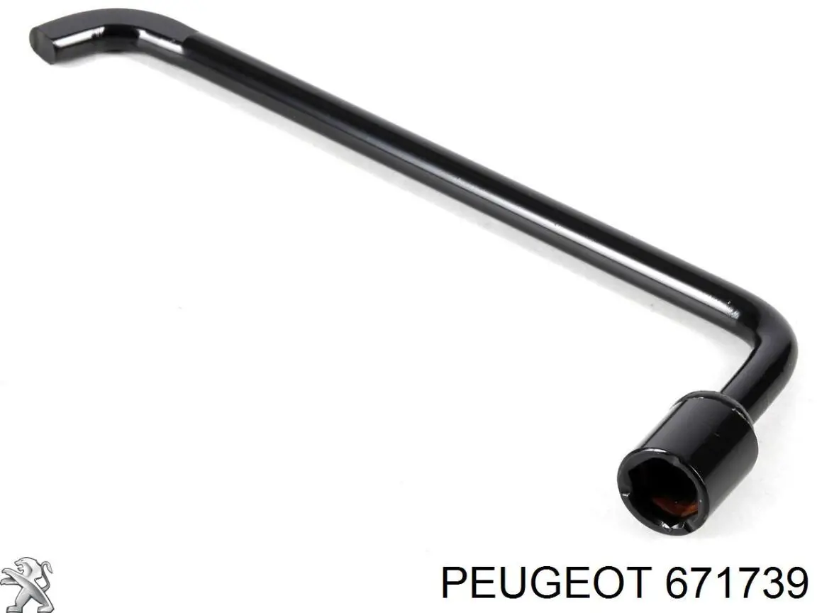 0000671739 Peugeot/Citroen Chave para os pneus (de encaixe)