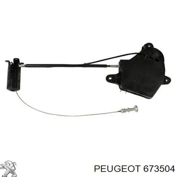 673504 Peugeot/Citroen Guincho da roda de recambio