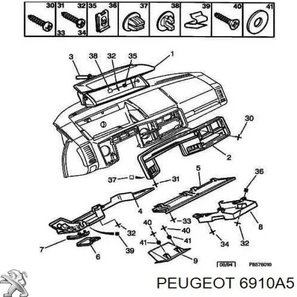  Peugeot/Citroen 6910A5 preço, a partir de  