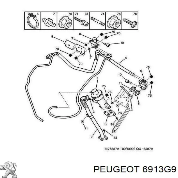 Compre 6913G9 Peugeot/Citroen 
