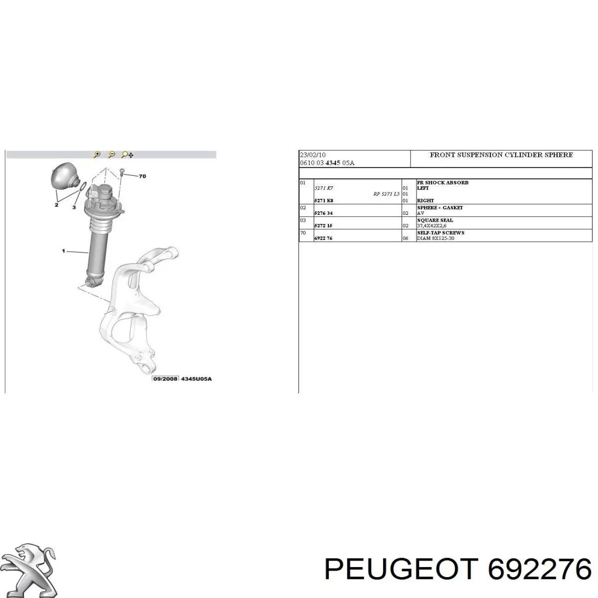 692276 Peugeot/Citroen 