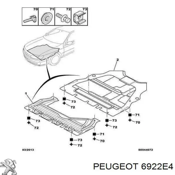 6922E4 Peugeot/Citroen 