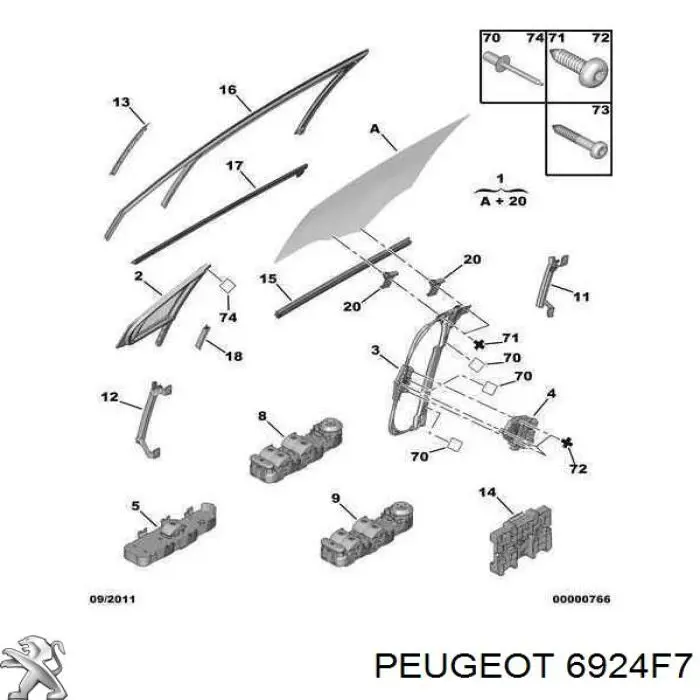 6924F7 Peugeot/Citroen 
