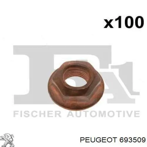 693509 Peugeot/Citroen Parafuso (porca) de fixação