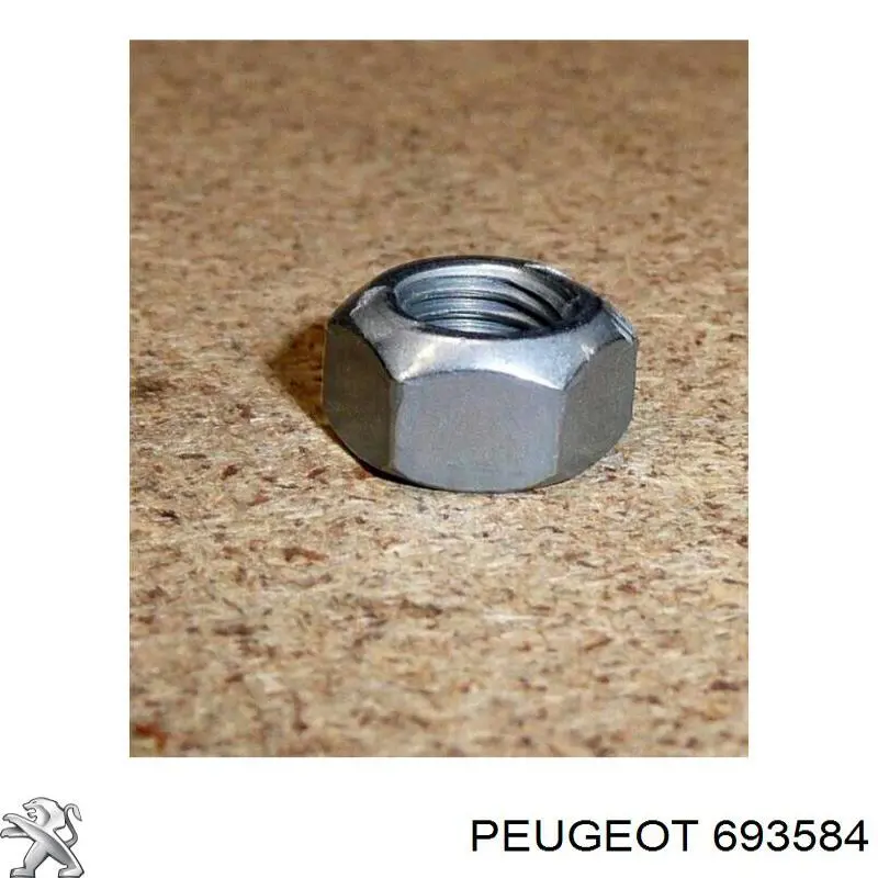 693584 Peugeot/Citroen Porca de parafuso de fixação de braço oscilante dianteiro inferior