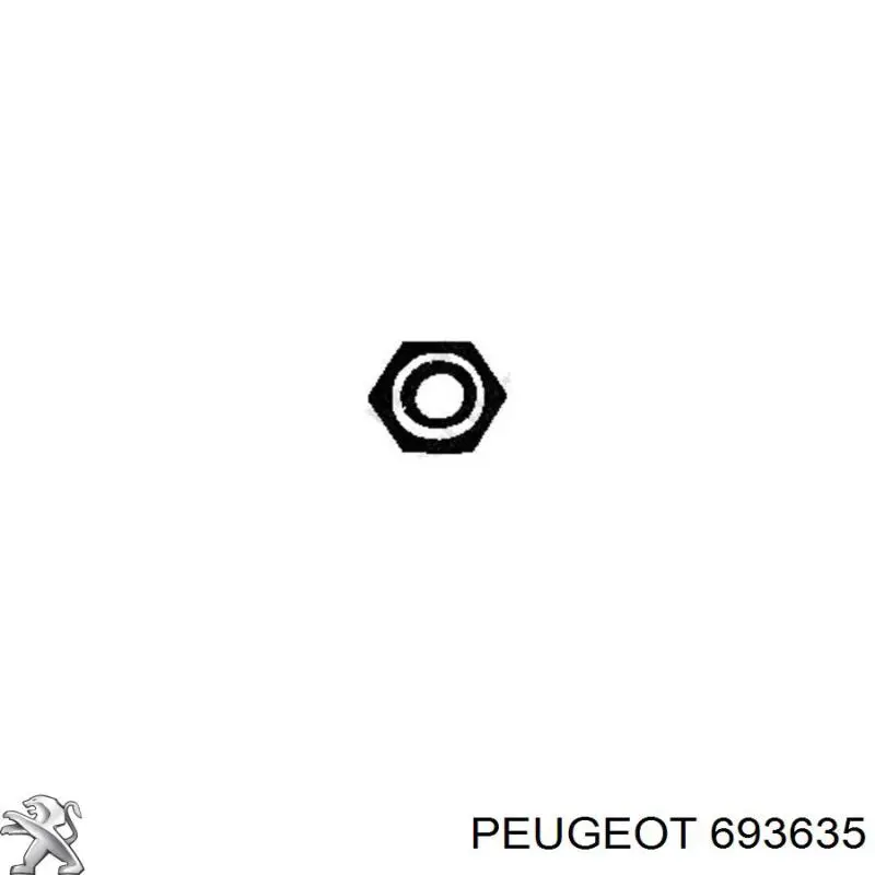 Porca de tubo coletor de escape Peugeot/Citroen 693635 preço, a partir de 2,69 USD