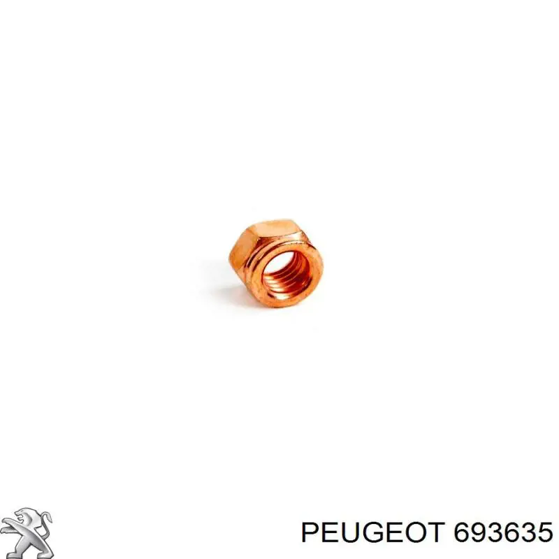 Compre 693635 Peugeot/Citroen Porca de tubo coletor de escape