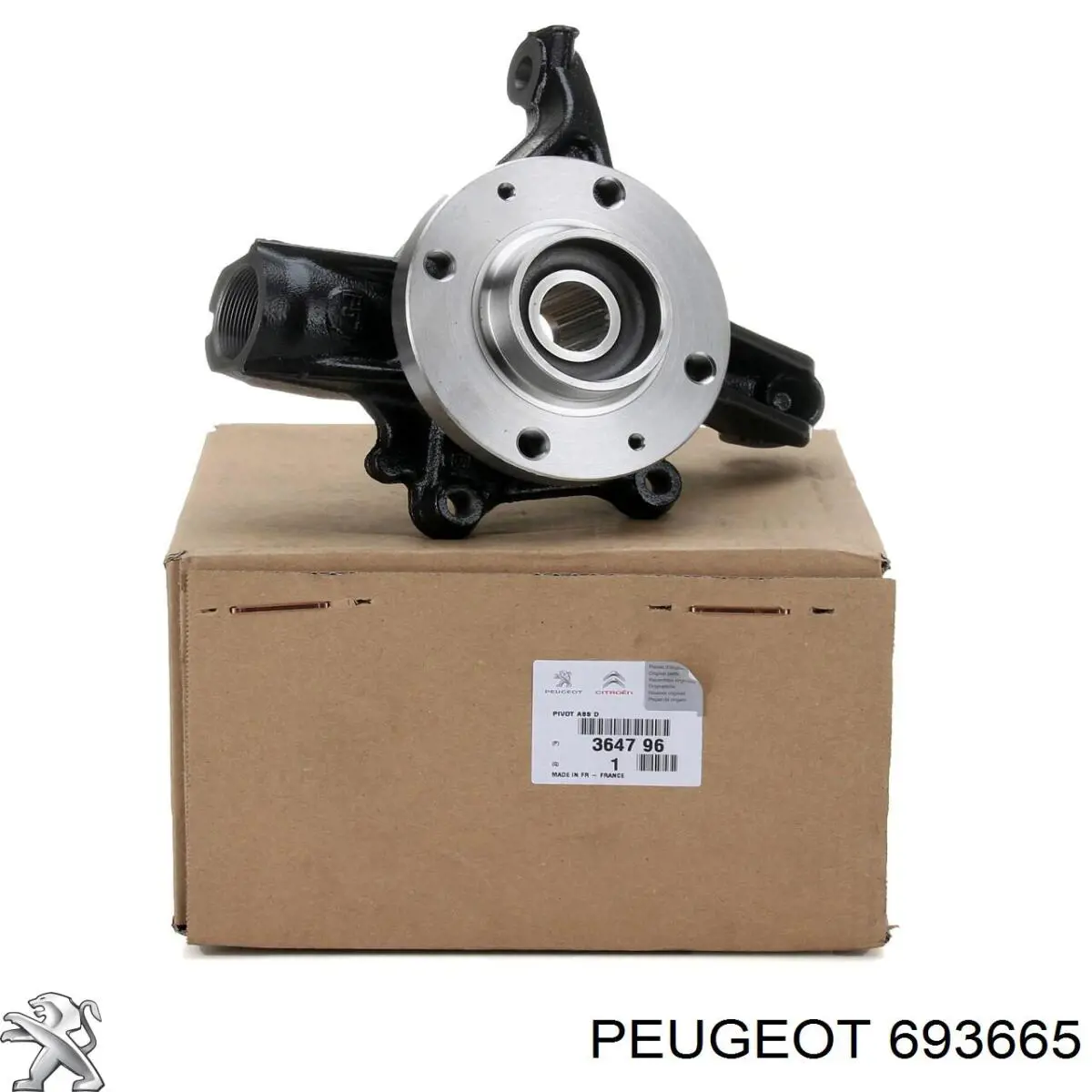 Compre 693665 Peugeot/Citroen Porca de fixação de viga traseira (de plataforma veicular)