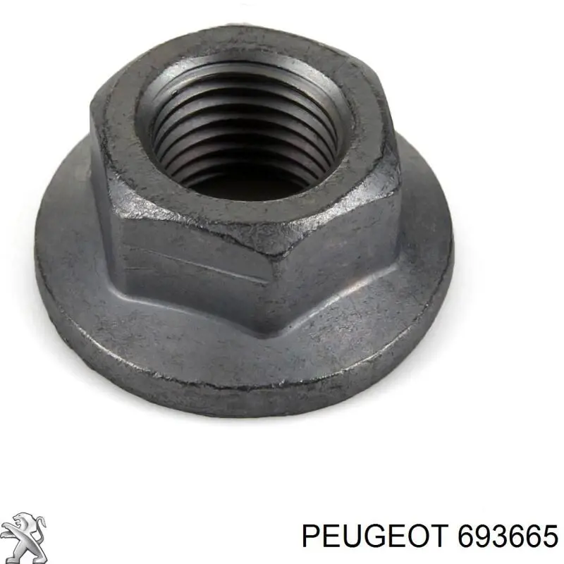693665 Peugeot/Citroen Porca de fixação de viga traseira (de plataforma veicular)
