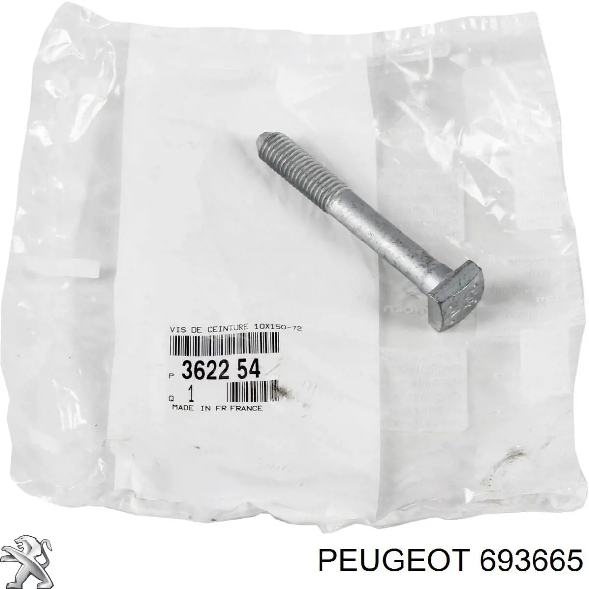 Porca de fixação de viga traseira (de plataforma veicular) Peugeot/Citroen 693665 preço, a partir de 3,16 USD