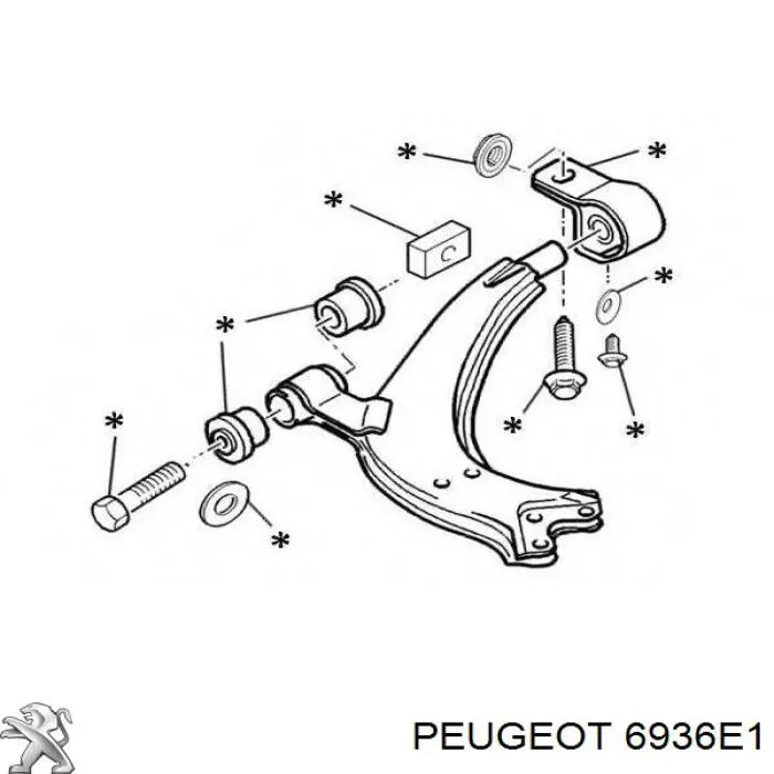  Peugeot/Citroen 6936E1 preço, a partir de 2,23 USD