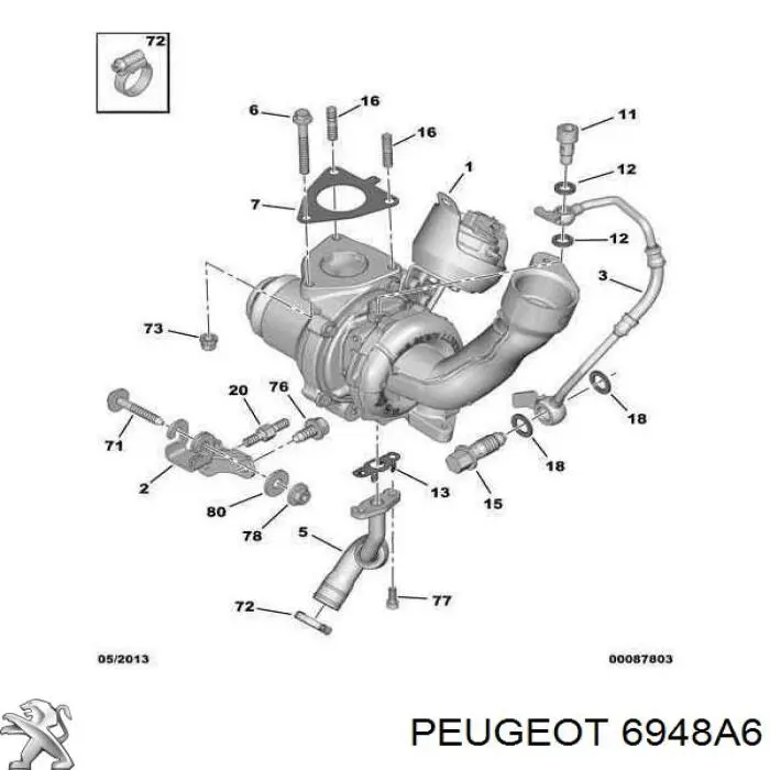 6948A6 Peugeot/Citroen 