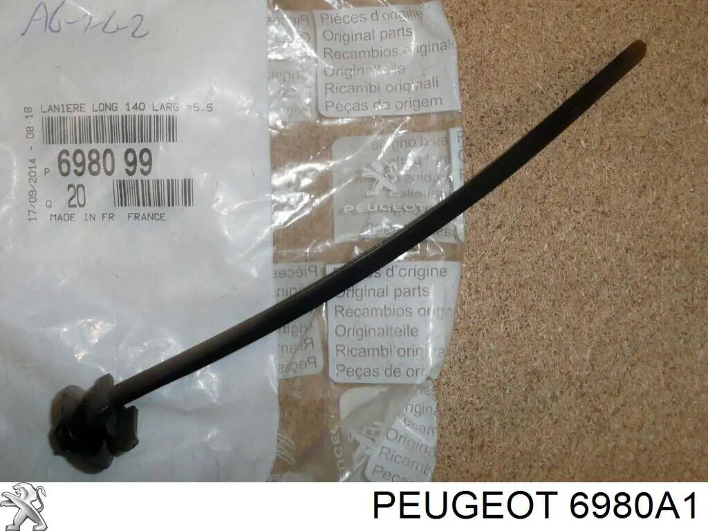Braçadeira de plástico universal Peugeot/Citroen 6980A1 preço, a partir de 0,28 USD