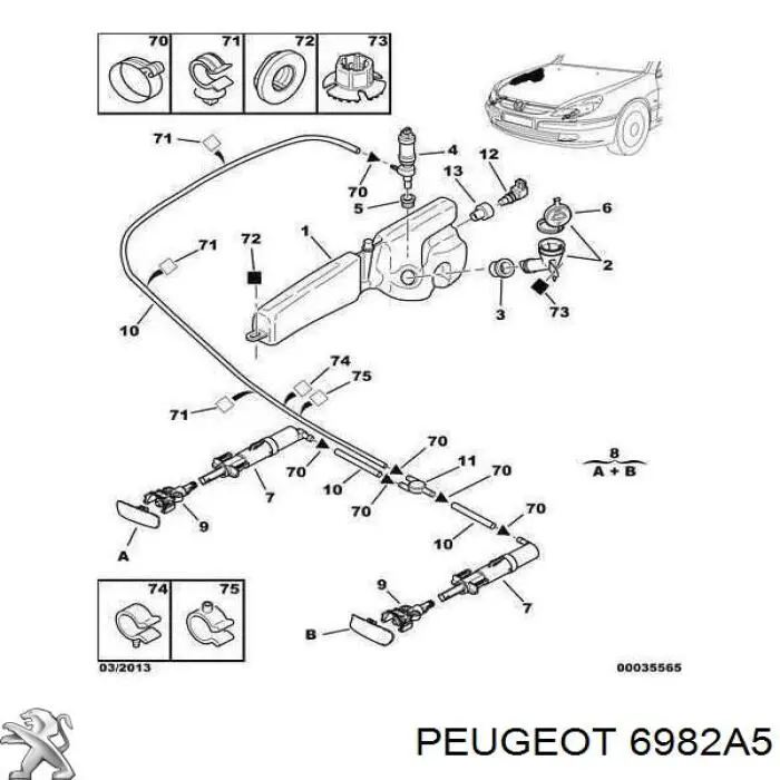 6982A5 Peugeot/Citroen 