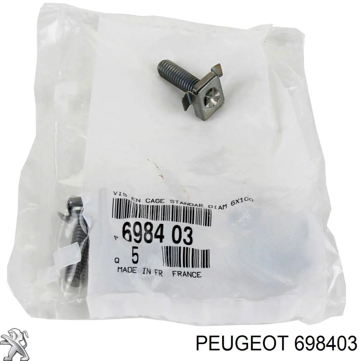 698403 Peugeot/Citroen Parafuso