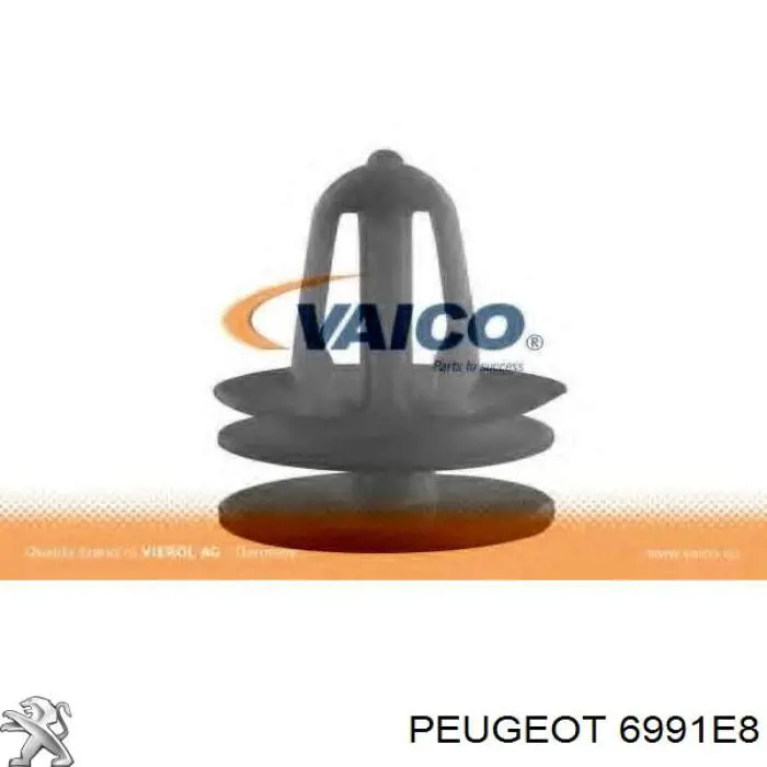 Cápsula (prendedor) de fixação de revestimento da porta Peugeot/Citroen 6991E8 preço, a partir de 0,41 USD