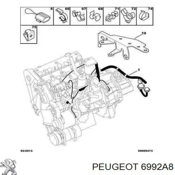 Compre 6992A8 Peugeot/Citroen 