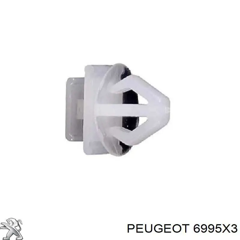 Cápsula (prendedor) de fixação de grelha do radiador de esfriamento Peugeot/Citroen 00006995X3 preço, a partir de 0,18 USD