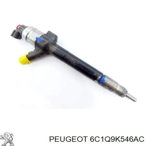 6C1Q9K546AC Peugeot/Citroen Injetor de injeção de combustível