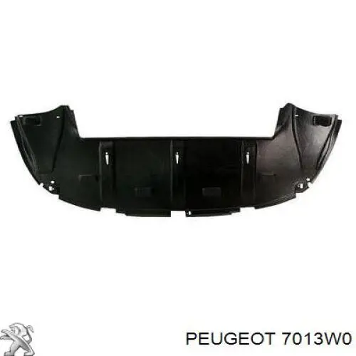 7013W0 Peugeot/Citroen Spoiler do pára-choque dianteiro