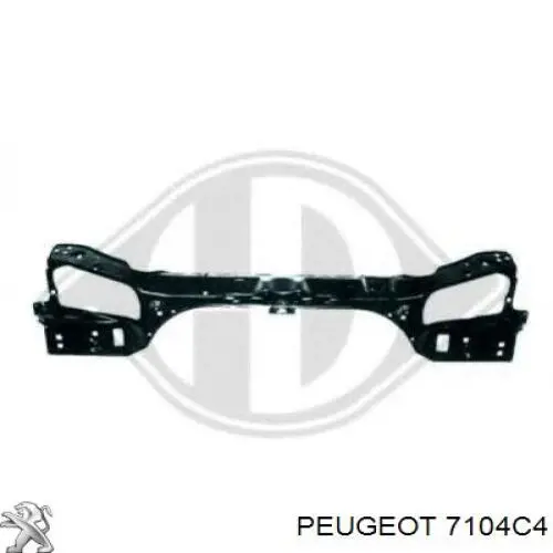 Compre 7104C4 Peugeot/Citroen Suporte do radiador montado (painel de montagem de fixação das luzes)