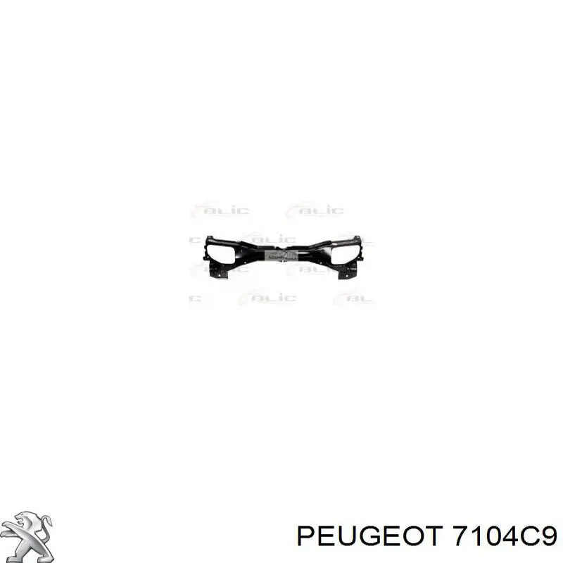 Suporte do radiador montado (painel de montagem de fixação das luzes) Peugeot/Citroen 7104C9 preço, a partir de 90,24 USD
