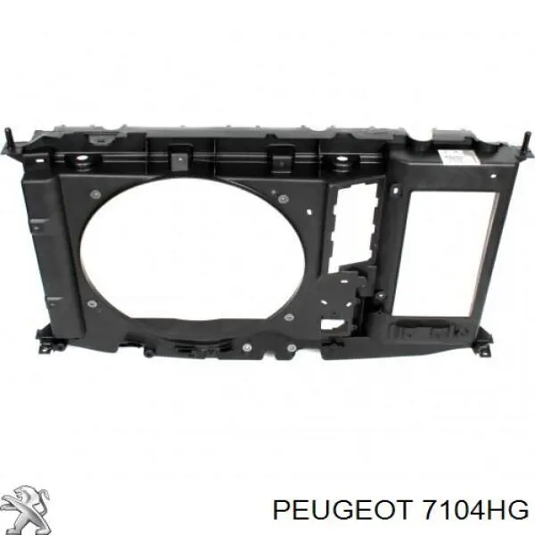 7104HG Peugeot/Citroen Difusor do radiador de esfriamento