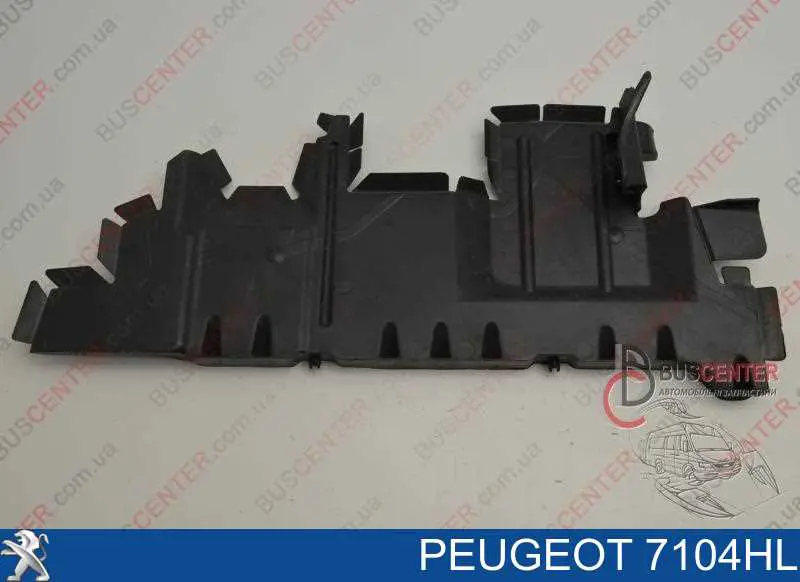 7104HL Peugeot/Citroen Conduto de ar (defletor) esquerdo do radiador